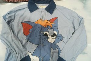 Tom and Jerry Button-Up Shirt