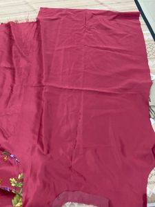 Hand Painted, semi stiched Suit