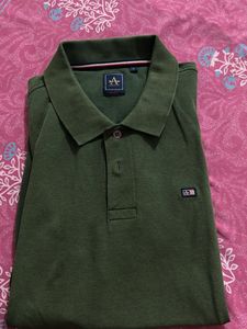 ARROW Men's Green Polo T-Shirt