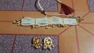 Pearl Necklace With Earrings 😍