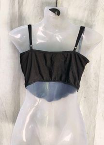 Black Corset Crop Top