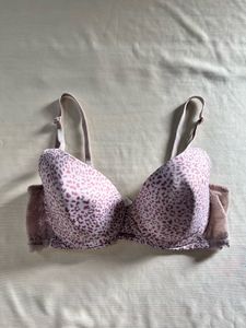 Chic Leopard Print Bra