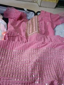 Embroidered Pink Blouse