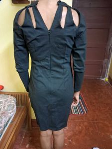 Black Cut-Out Party Dress