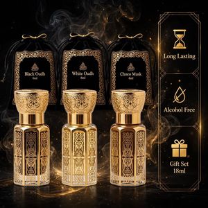 Luxury Oud Attar Set combo pack 3*6ml