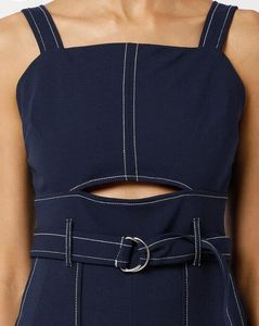 The Flirt Fit – Midnight Cut-Out Jumpsuit