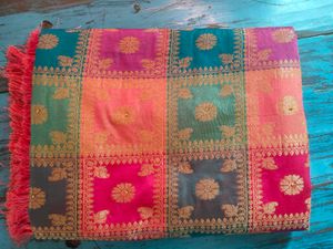 Vibrant Woven Silk Saree