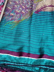 simple and soft saree