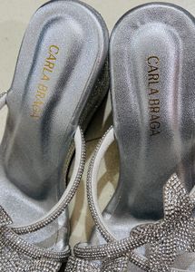 Silver Butterfly Wedges