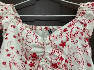 Milkmaid style top