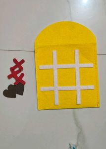 Felt Tic Tac Toe Game Kids Adults Fun XO