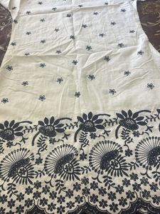 White Embroidered Tunic Dress