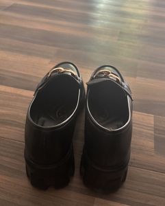 Black Loafers Size 37 Euro