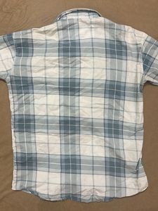 American Eagle Plaid Button-Up Shirt