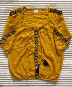 Women’s Ikkat Cotton Top