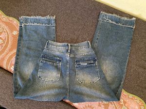 Wide Leg Cropped Jeans