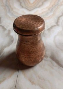 Copper Water Carafe with Cup
