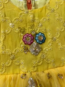 price drop Yellow Party Dress age 1-2 yr