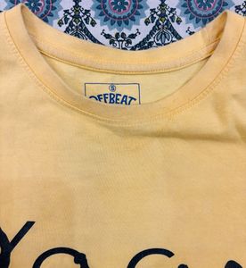 Yellow Cotton T-Shirt