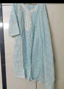 Chicken embroidery kurta set