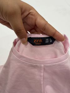 Cute Pink Cropped T-Shirt