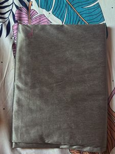 Elegant Grey Saree with Embellished Border