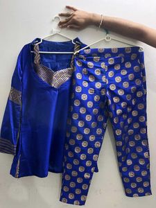 Elegant Premium Blue Kurta Pant Set