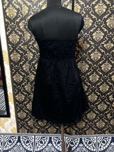 Chic Black Strapless Mini Dress
