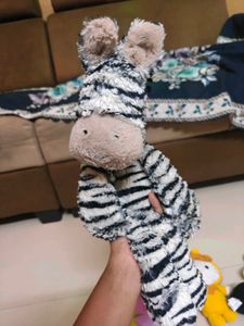 Cute jellycat Zebra Plush Toy