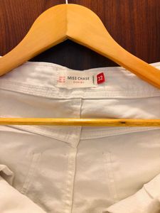 White Distressed Skinny Jeans