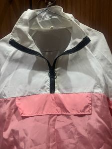 Color Block Pullover Jacket