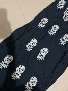 Elegant Embroidered Black Kurta