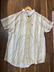 Men's Striped Short Sleeve Shirt
