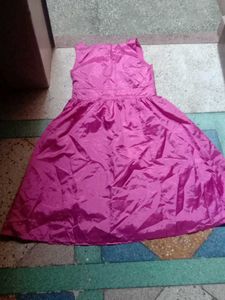 Vibrant Pink Sleeveless Dress