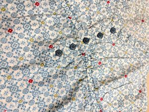 Blue Floral Print Camisole Top