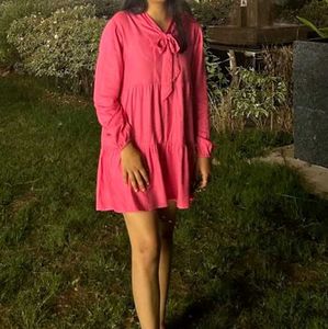 Pink One Piece Dress