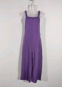 Lavender Plain Casual Dungree (Women)