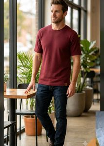 Men's Burgundy T-Shirt