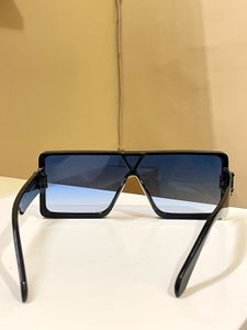 Bold Blue Gradient Square Sunglasses