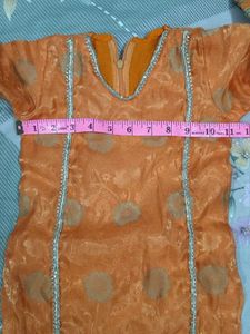 Orange Kurta Set