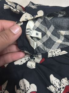 AND Floral &amp; Checkered Print Top