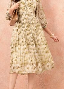 Elegant Floral Print Midi Dress