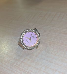 Bozhi Pink Ring Watch - Novelty Timepiece