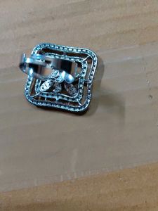 Sparkling Butterfly Ring adjustable &amp; rubber