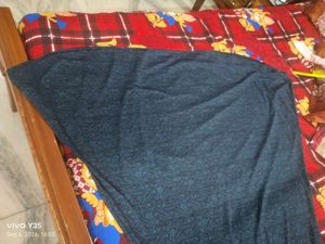 Comfortable Blue Printed Nightgown