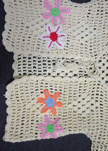 Cream Crochet Top
