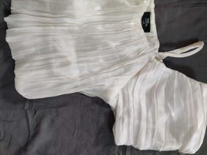 White Puff Sleeve Top