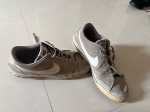 Nike Grey Suede Sneakers