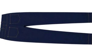 navy blue stretch pants/jeggings with distressed c
