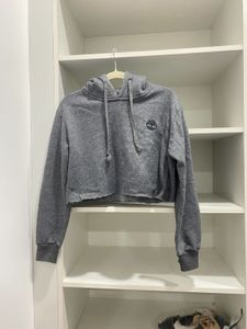 Timberland Grey Solid Hoodie